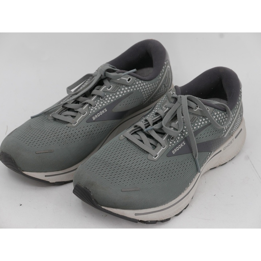 Brooks Ghost 14 Shoes Gray Running Cushioned Sneakers 1103694E067 Men's 11.5 4E